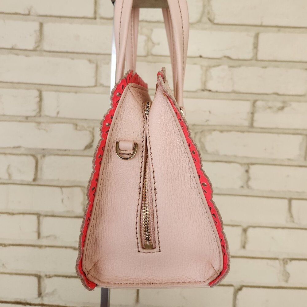 Euc Kate Spade Peach Scallop Leather Crossbody Bag Purse - Picture 5 of 14